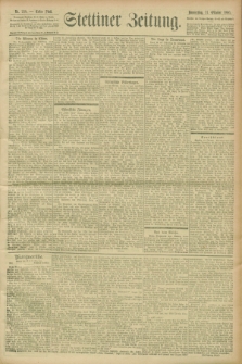 Stettiner Zeitung. 1900, Nr. 238 (11 Oktober)