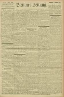 Stettiner Zeitung. 1900, Nr. 240 (13 Oktober)
