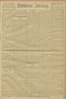 Stettiner Zeitung. 1900, Nr. 243 (17 Oktober)