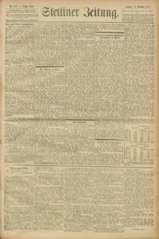Stettiner Zeitung. 1900, Nr. 245 (19 Oktober)