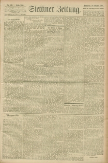 Stettiner Zeitung. 1900, Nr. 246 (20 Oktober)