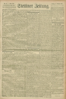Stettiner Zeitung. 1900, Nr. 247 (21 Oktober)