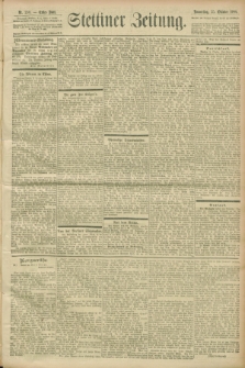 Stettiner Zeitung. 1900, Nr. 250 (25 Oktober)