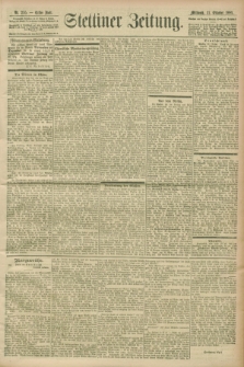 Stettiner Zeitung. 1900, Nr. 255 (31 Oktober)