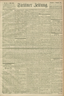 Stettiner Zeitung. 1900, Nr. 258 (3 November)