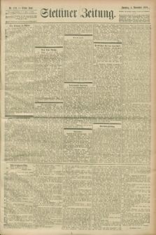 Stettiner Zeitung. 1900, Nr. 259 (4 November)