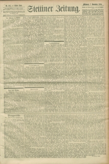 Stettiner Zeitung. 1900, Nr. 261 (7 November)