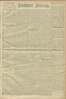 Stettiner Zeitung. 1900, Nr. 270 (17 November)