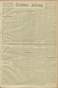 Stettiner Zeitung. 1900, Nr. 272 (20 November)
