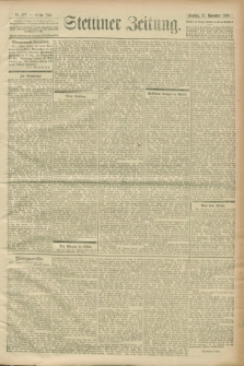 Stettiner Zeitung. 1900, Nr. 277 (27 November)