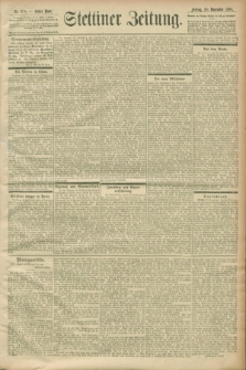 Stettiner Zeitung. 1900, Nr. 280 (30 November)