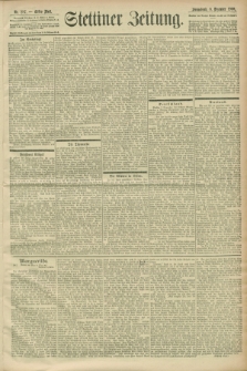 Stettiner Zeitung. 1900, Nr. 287 (8 Dezember)