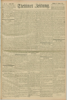 Stettiner Zeitung. 1901, Nr. 24 (29 Januar)