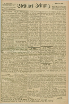 Stettiner Zeitung. 1901, Nr. 181 (4 August)