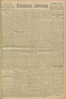 Stettiner Zeitung. 1901, Nr. 190 (15 August)