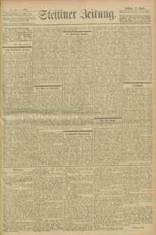 Stettiner Zeitung. 1901, Nr. 199 (25 August)