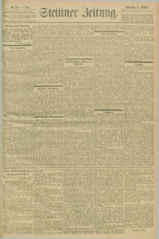 Stettiner Zeitung. 1901, Nr. 256 (31 Oktober)