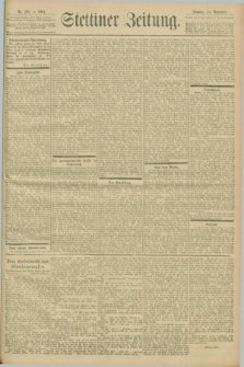 Stettiner Zeitung. 1901, Nr. 276 (24 November)