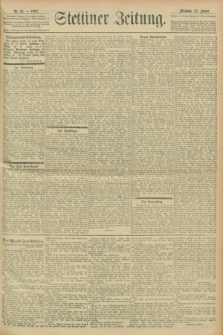 Stettiner Zeitung. 1902, Nr. 18 (22 Januar)
