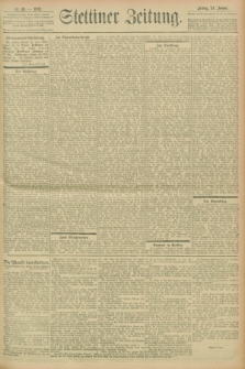 Stettiner Zeitung. 1902, Nr. 20 (24 Januar)