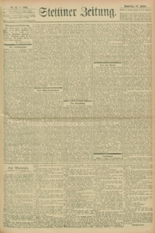 Stettiner Zeitung. 1902, Nr. 25 (30 Januar)