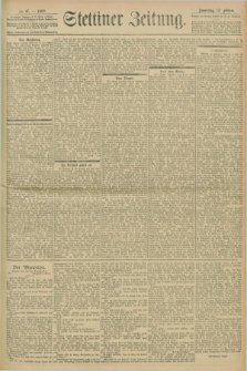 Stettiner Zeitung. 1902, Nr. 37 (13 Februar)