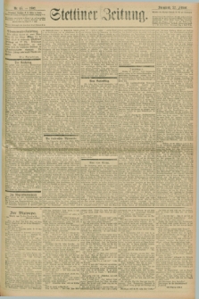 Stettiner Zeitung. 1902, Nr. 45 (22 Februar)