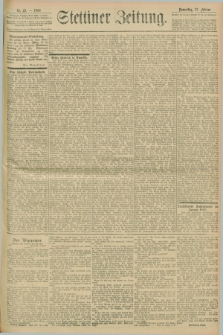 Stettiner Zeitung. 1902, Nr. 49 (27 Februar)