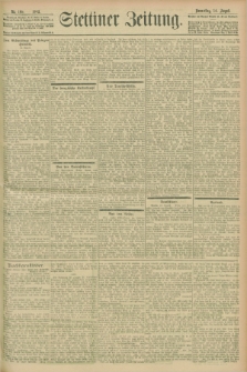 Stettiner Zeitung. 1902, Nr. 189 (14 August)