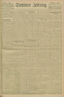 Stettiner Zeitung. 1902, Nr. 195 (21 August)