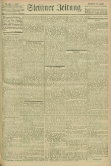 Stettiner Zeitung. 1902, Nr. 197 (23 August)