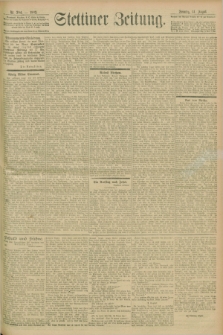 Stettiner Zeitung. 1902, Nr. 204 (31 August)