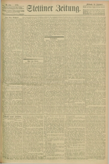 Stettiner Zeitung. 1902, Nr. 212 (10 September)