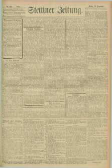 Stettiner Zeitung. 1902, Nr. 220 (19 September)