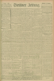 Stettiner Zeitung. 1902, Nr. 221 (20 September)