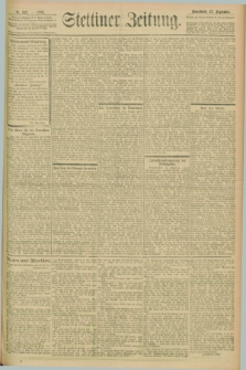 Stettiner Zeitung. 1902, Nr. 227 (27 September)