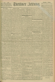 Stettiner Zeitung. 1902, Nr. 233 (4 Oktober)