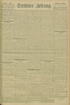 Stettiner Zeitung. 1902, Nr. 249 (23 Oktober)