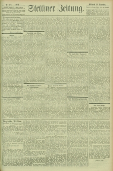 Stettiner Zeitung. 1902, Nr. 272 (19 November)
