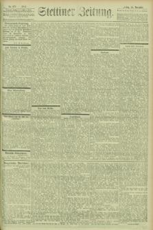Stettiner Zeitung. 1902, Nr. 273 (21 November)