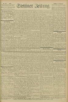 Stettiner Zeitung. 1902, Nr. 276 (25 November)