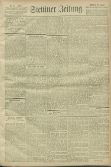 Stettiner Zeitung. 1903, Nr. 23 (28 Januar)