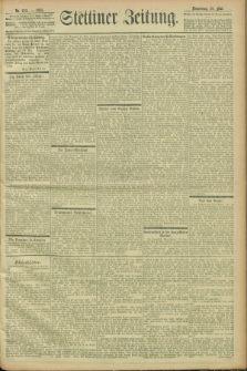 Stettiner Zeitung. 1903, Nr 123 (28 Mai)