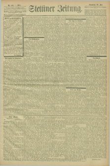 Stettiner Zeitung. 1903, Nr. 142 (20 Juni)