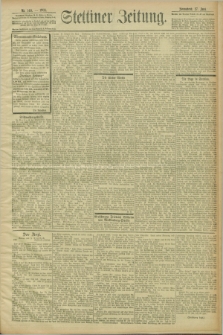 Stettiner Zeitung. 1903, Nr. 148 (27 Juni)