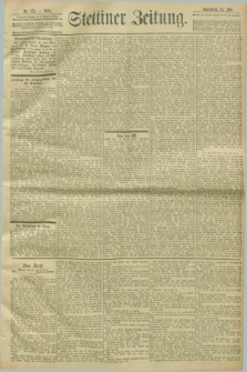 Stettiner Zeitung. 1903, Nr. 172 (25 Juli)