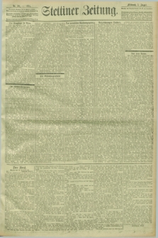 Stettiner Zeitung. 1903, Nr. 181 (5 August)