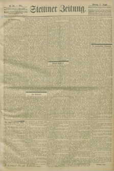 Stettiner Zeitung. 1903, Nr. 186 (11 August)