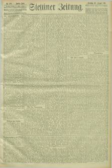 Stettiner Zeitung. 1903, Nr. 203 (30 August)