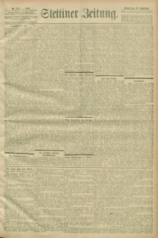 Stettiner Zeitung. 1903, Nr. 212 (10 September)